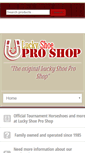 Mobile Screenshot of luckyshoeproshop.com